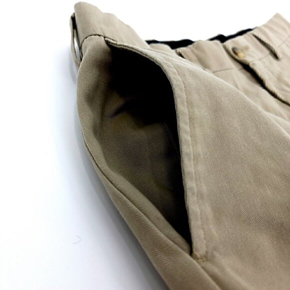 Croft & Barrow Men's 32 x 32 Tan Straight Leg Casual Pants Button Zipper - Picture 4 of 12